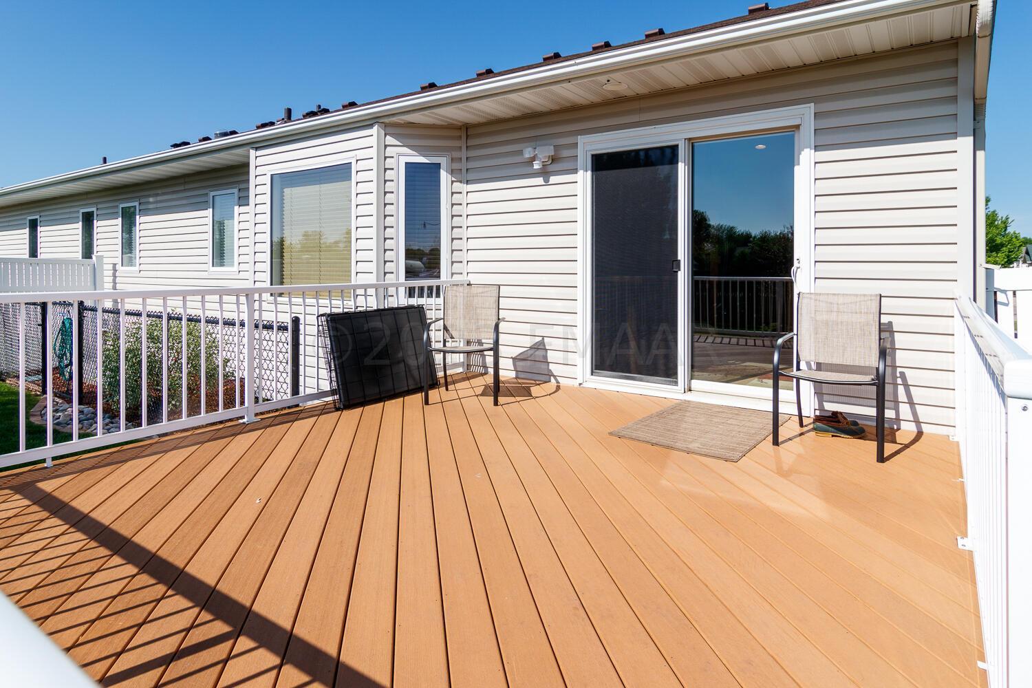 Great deck for entertaining