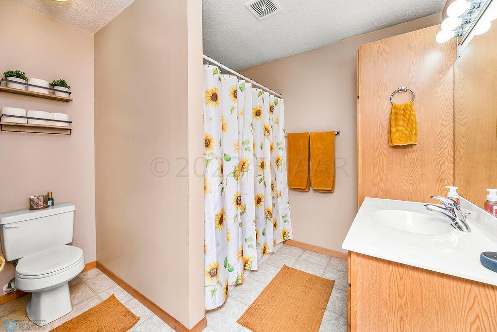 Upper level bathroom