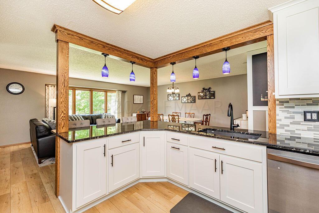 Large Granite Countertop on Island