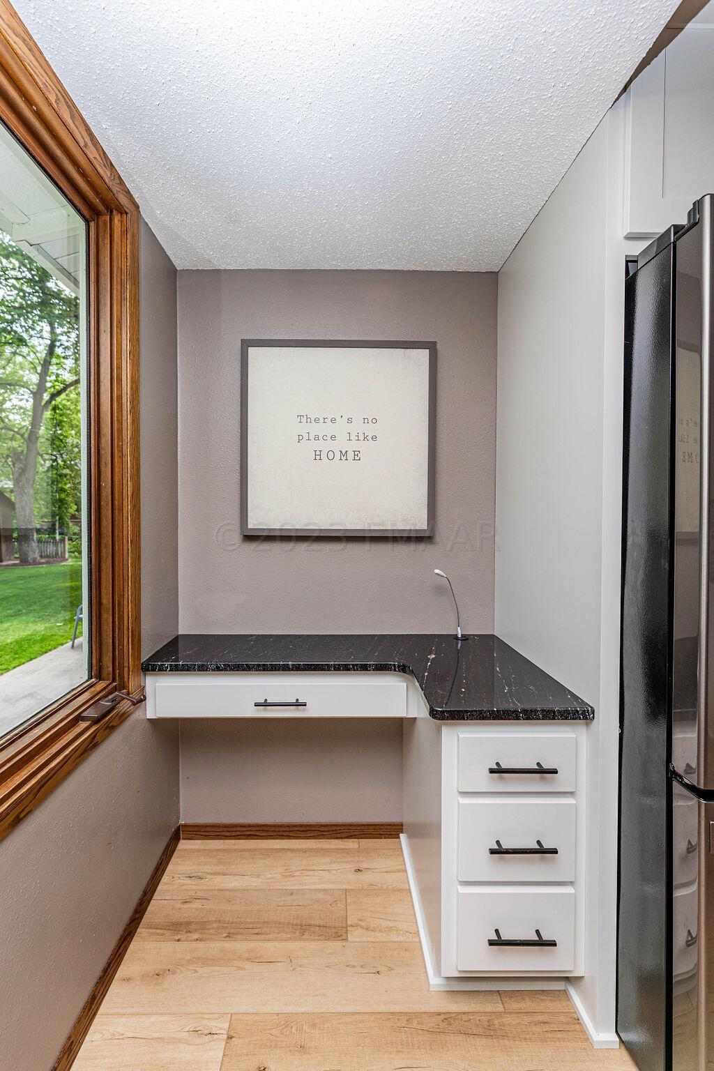 Custom Desk Area off the Kitchen