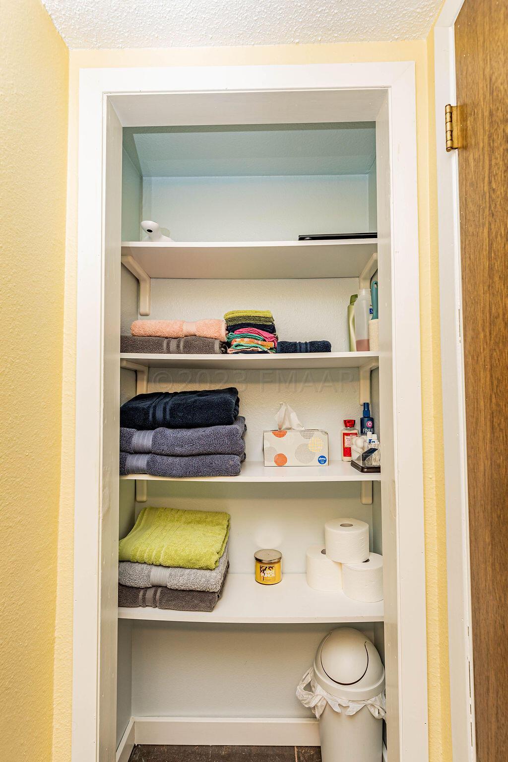 Basement Bathroom Storage