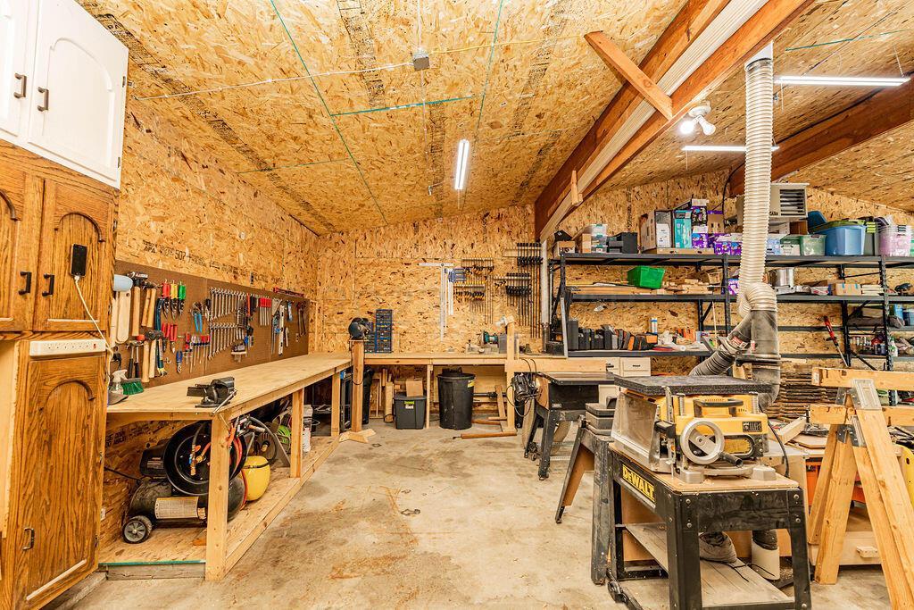 Shop Area in the Garage