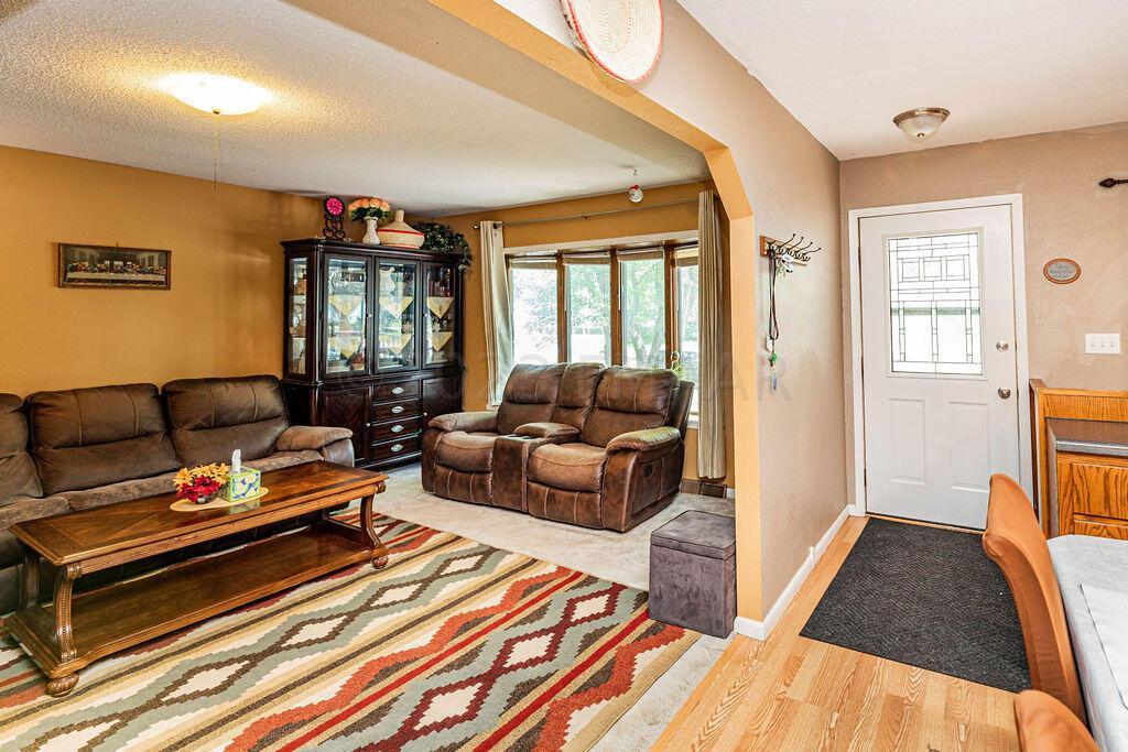 Front Door and Living Room