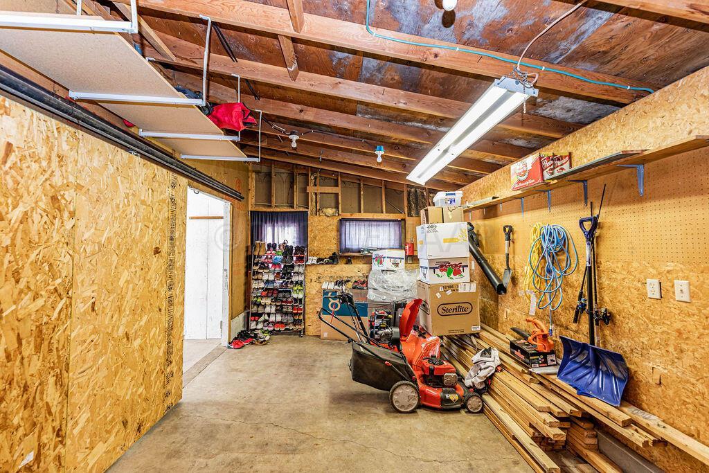Shop/Storage Area in Garage