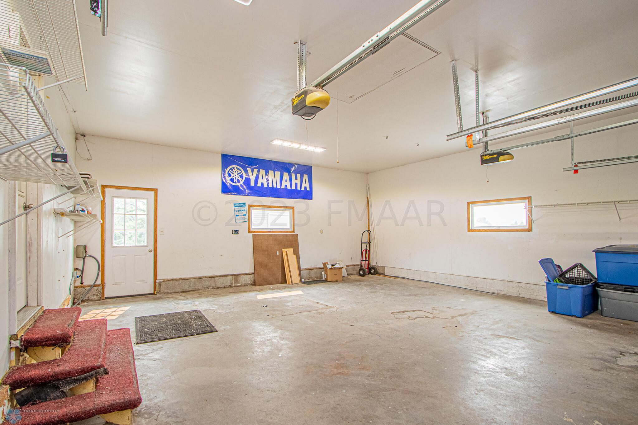 Attached garage