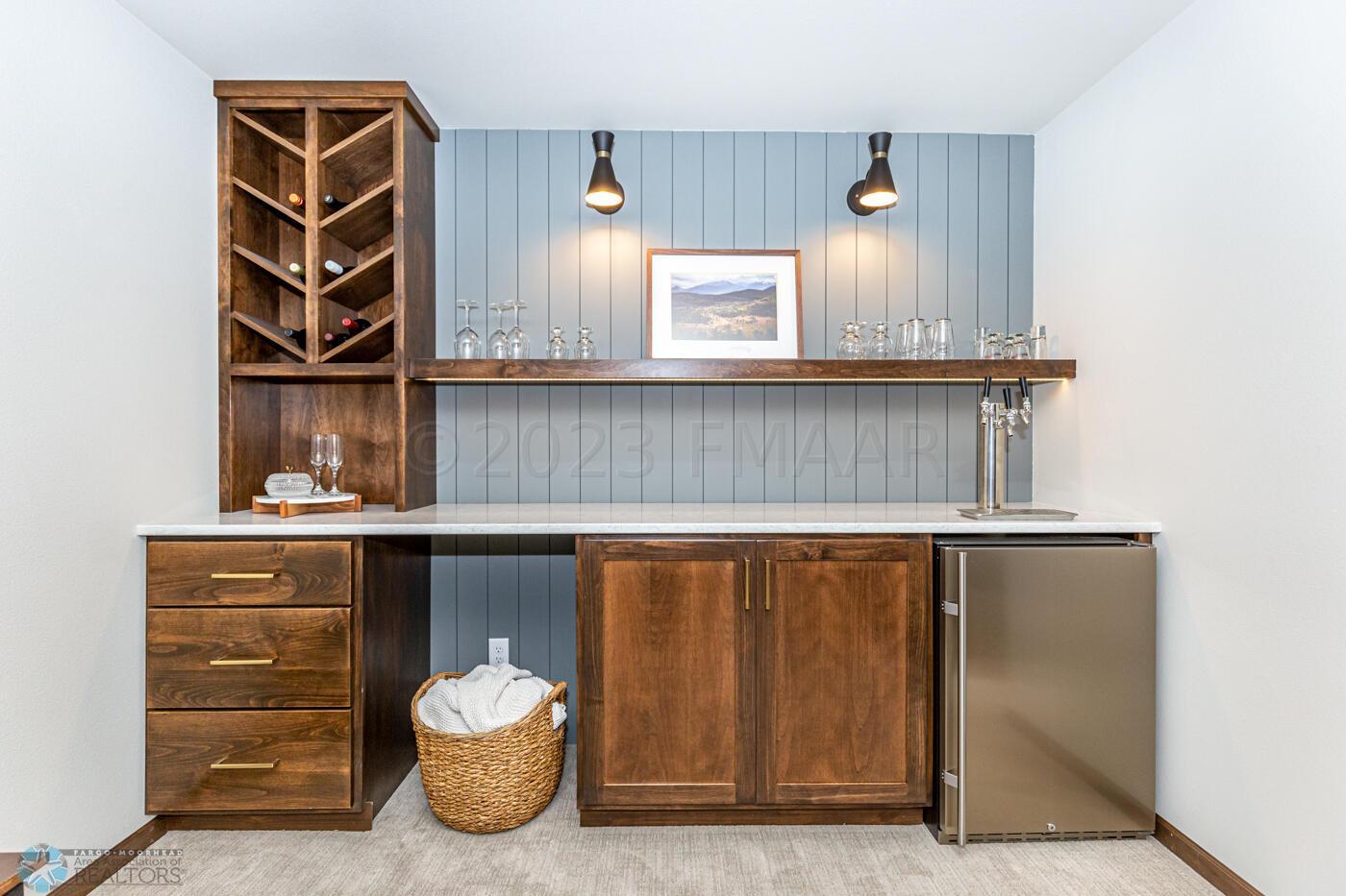 Dry Bar & Kegerator Included!