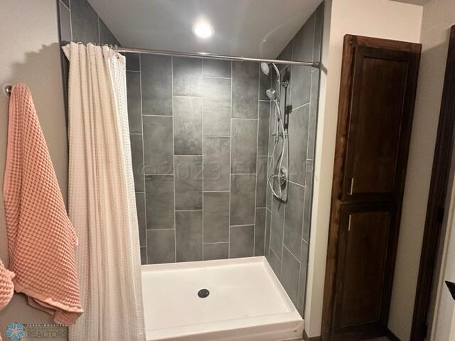 Tile Shower- Lower Level