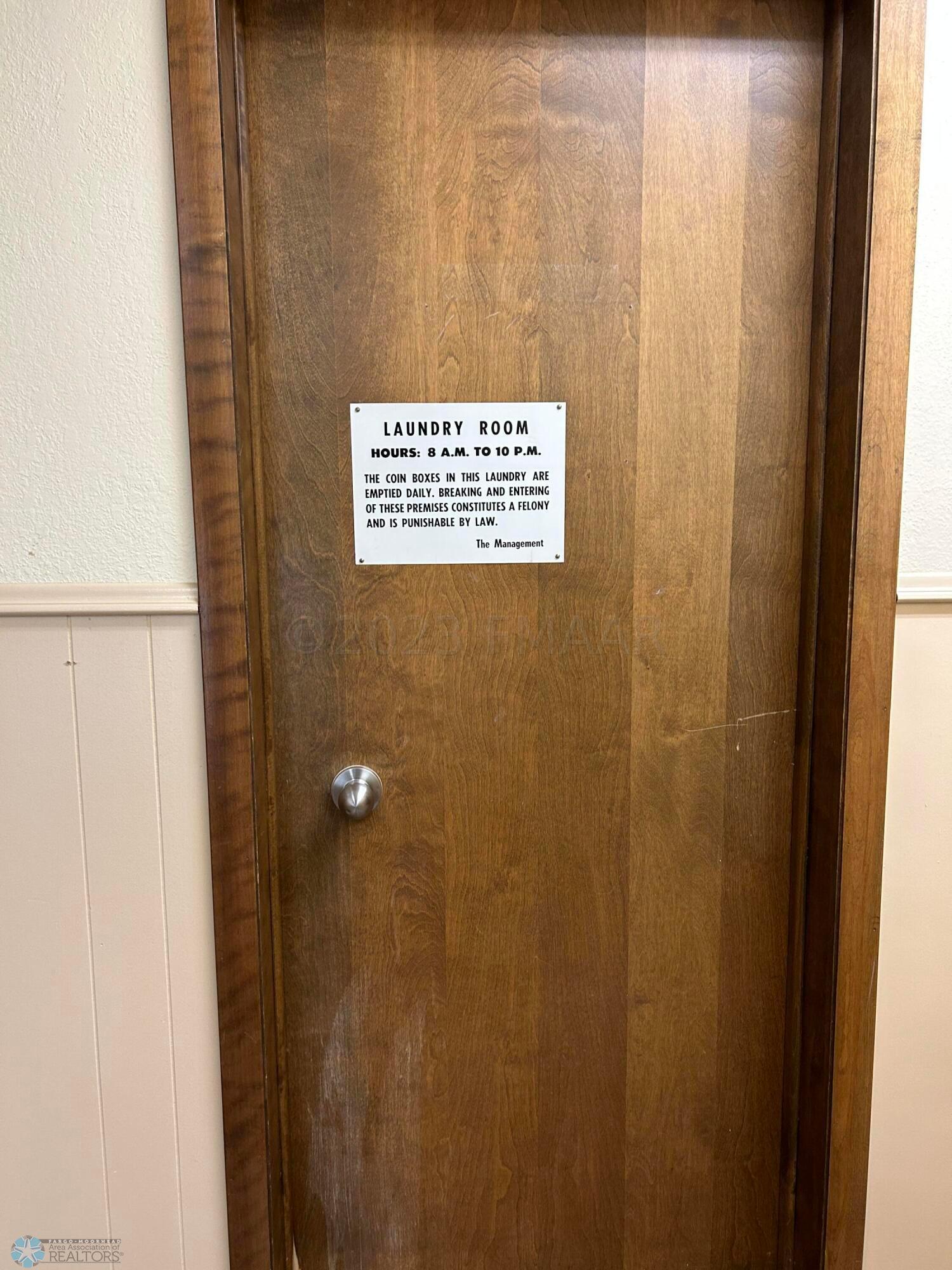 Third Floor Laundry