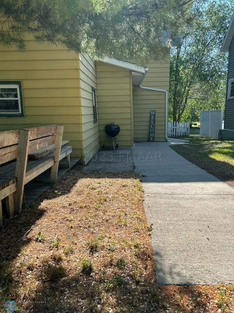 From garage