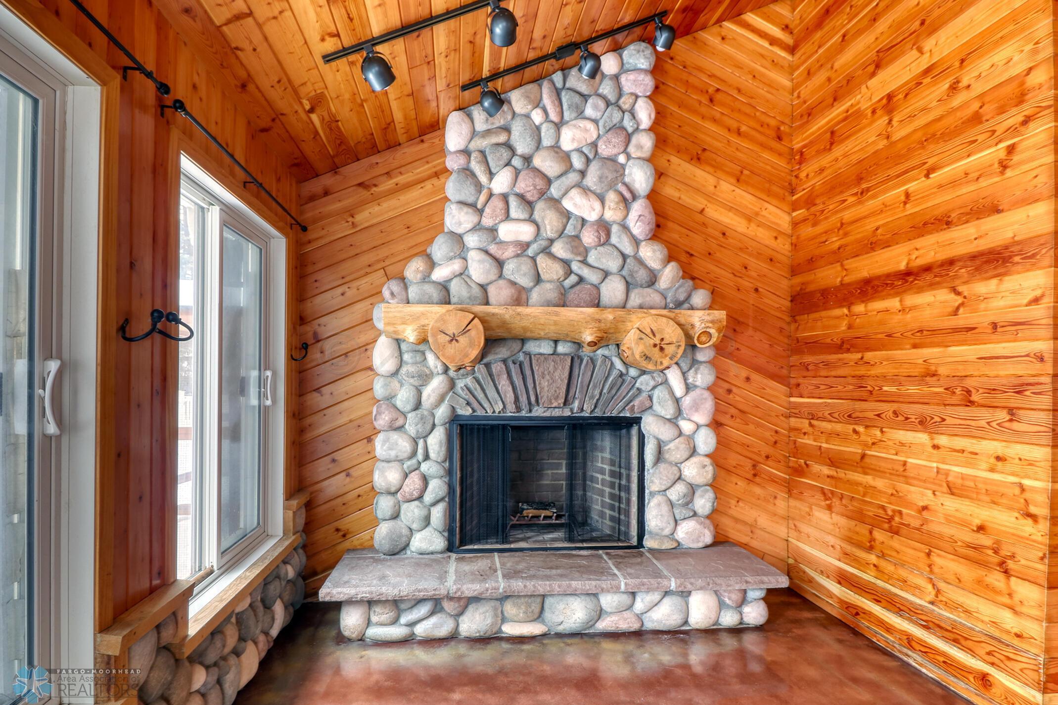 Sunroom Fireplace