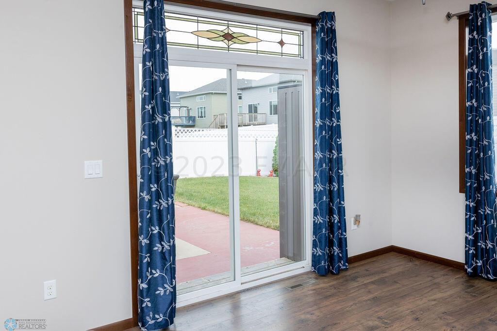 Door to patio