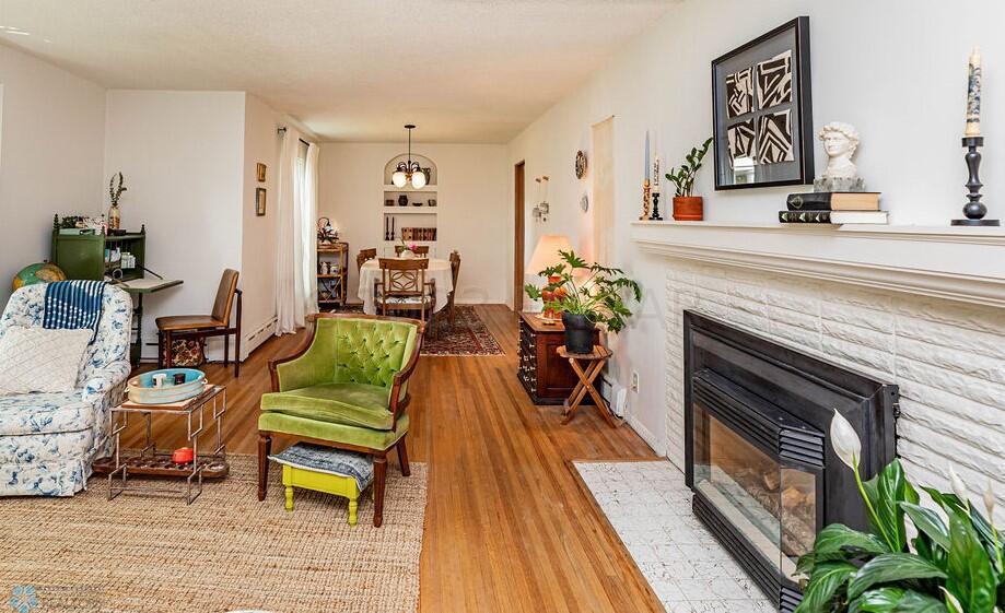 Hardwood floors throughout