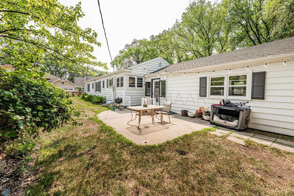 Patio Area in Backyard