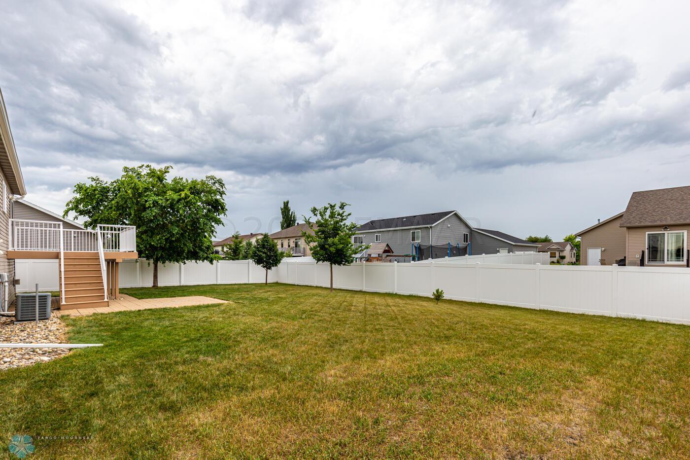 Fully fenced Backyard