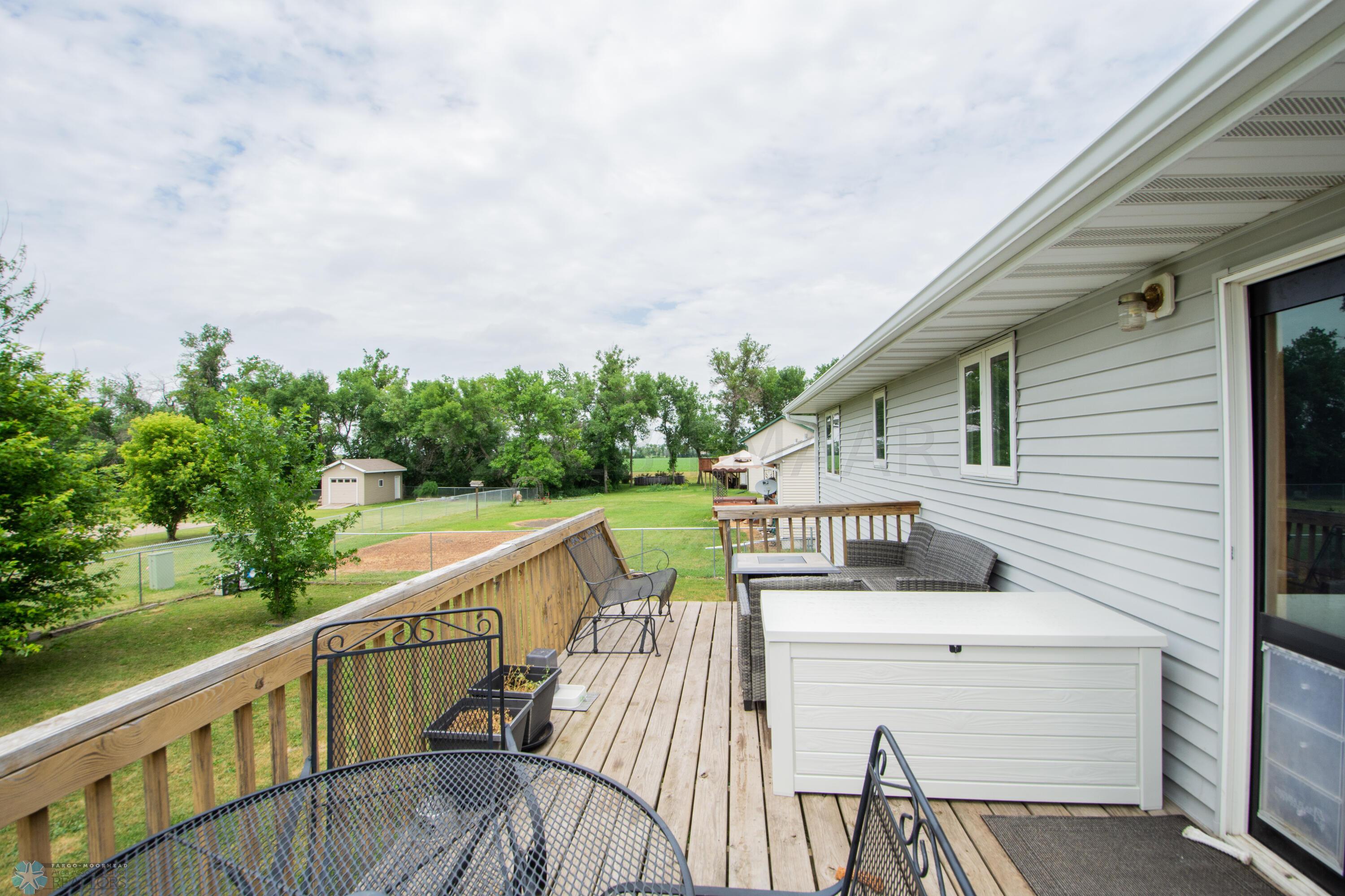 Backyard Wood Deck