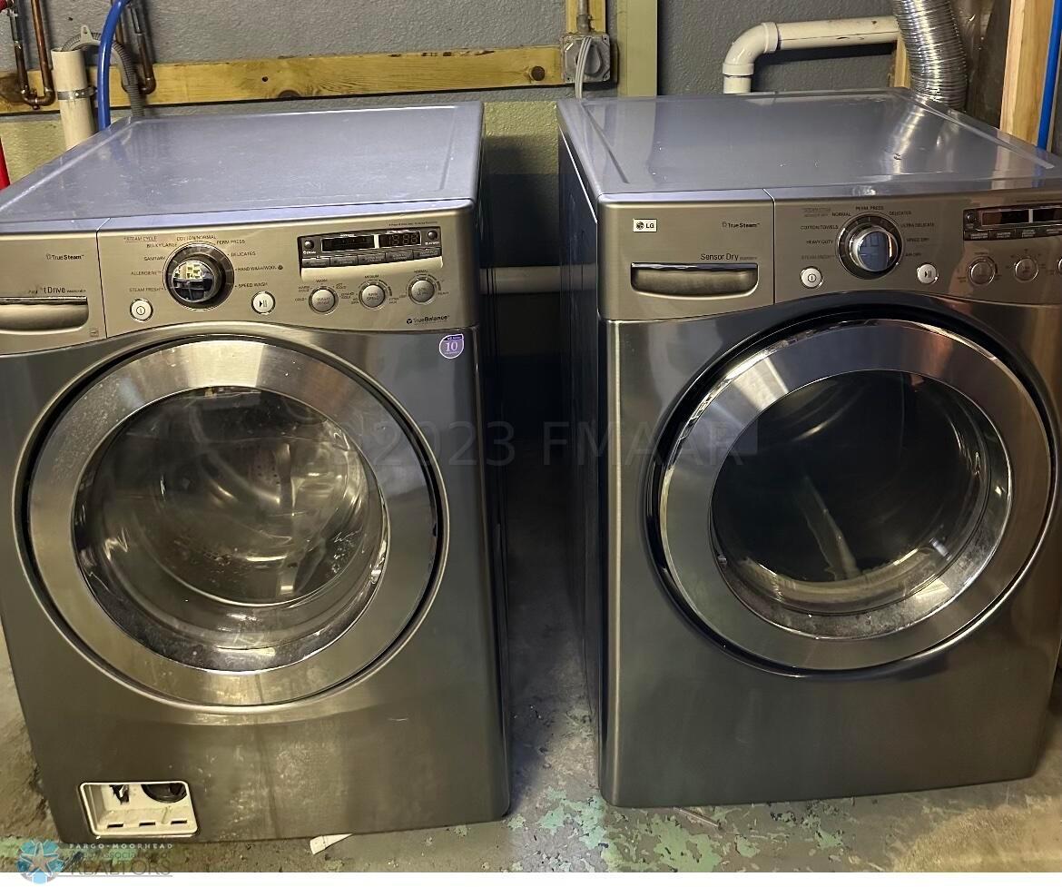 Washer and dryer