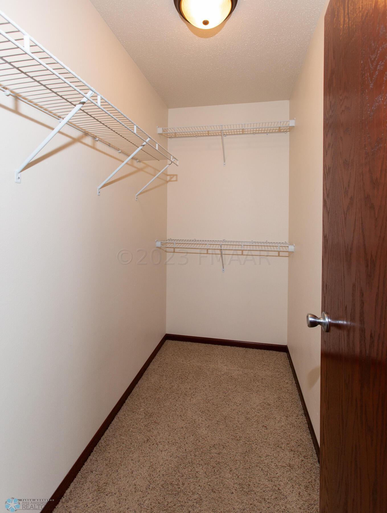 Master walk-in closet