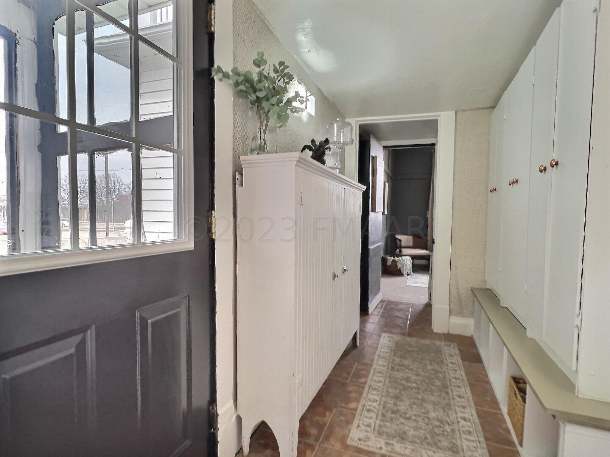Hidden pantry area