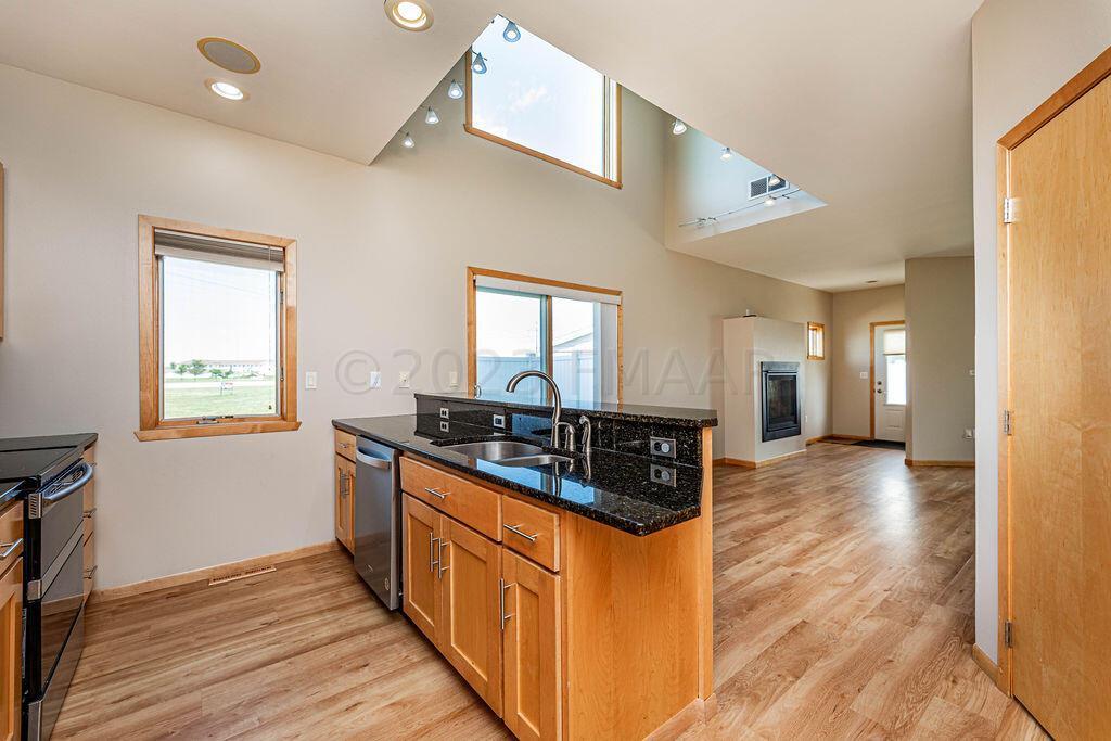 Looking out from Kitchen