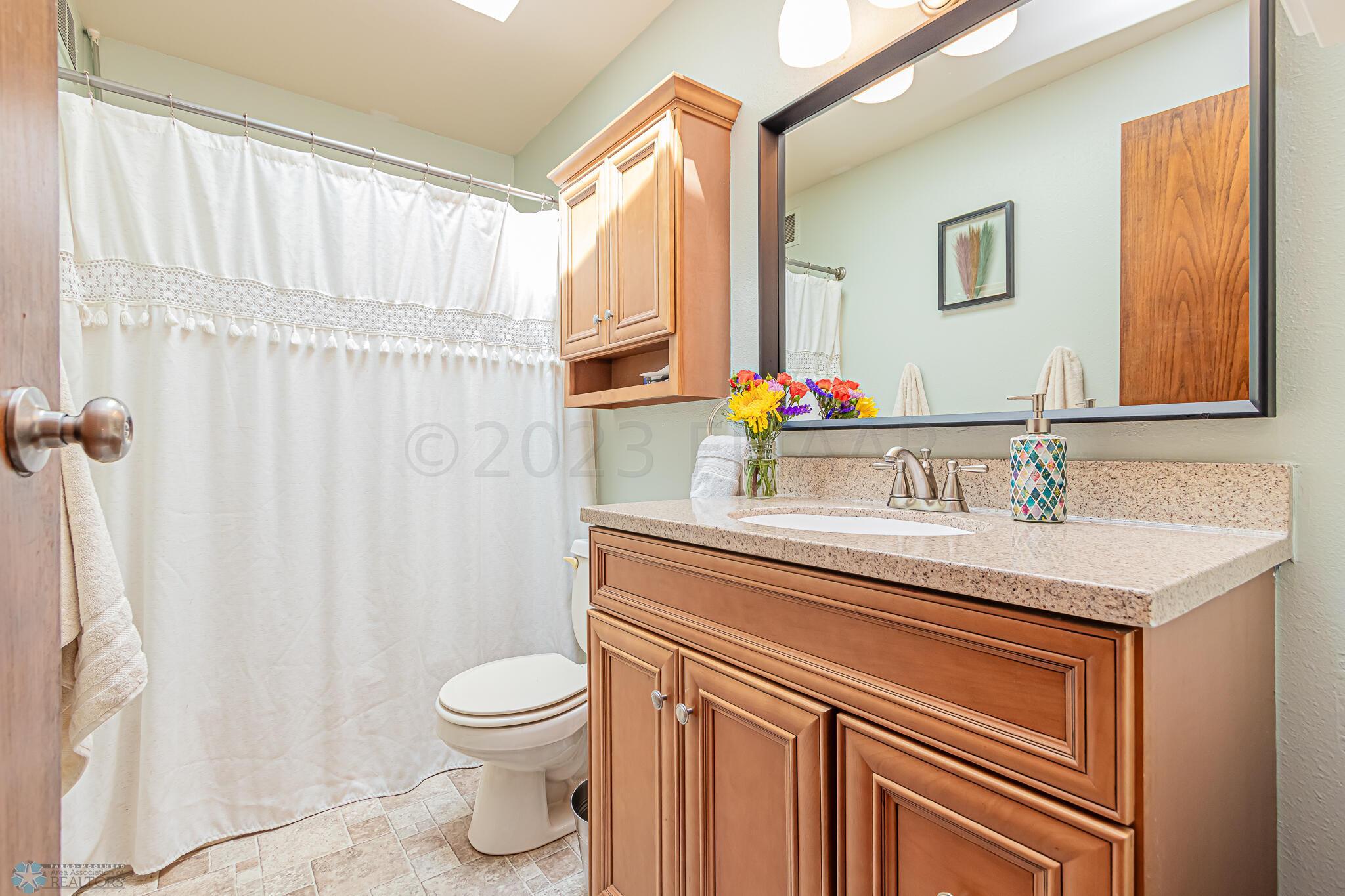 Upper level bathroom