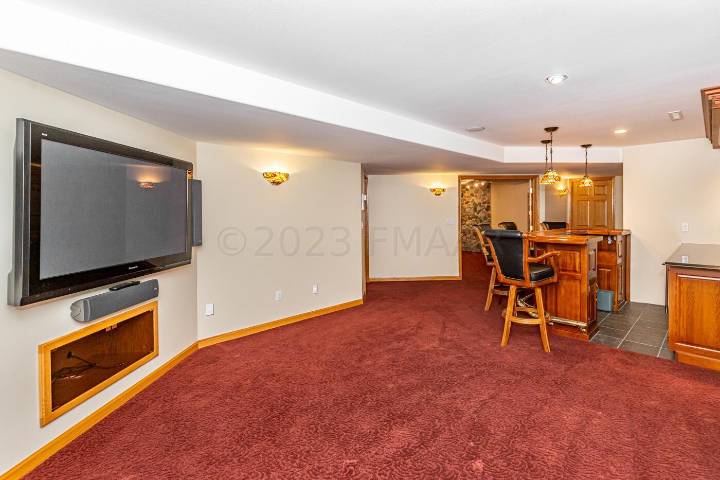 Bar & theater room