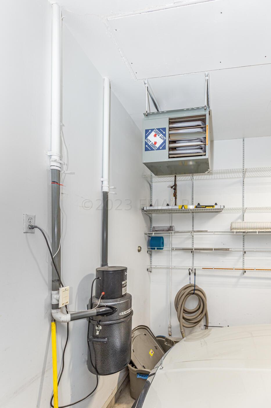 Heated garage