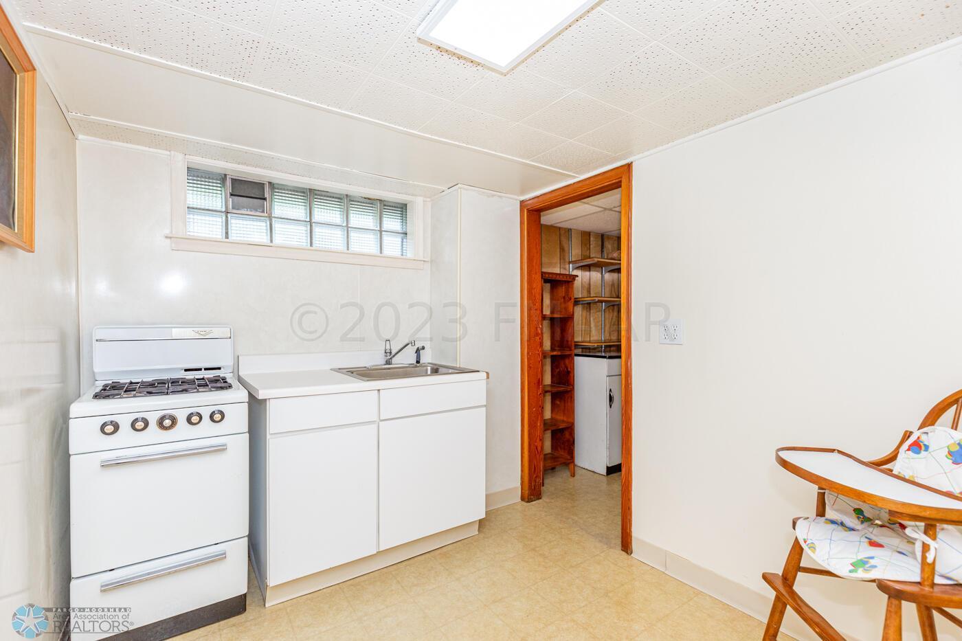Kitchen Area in Bsmt