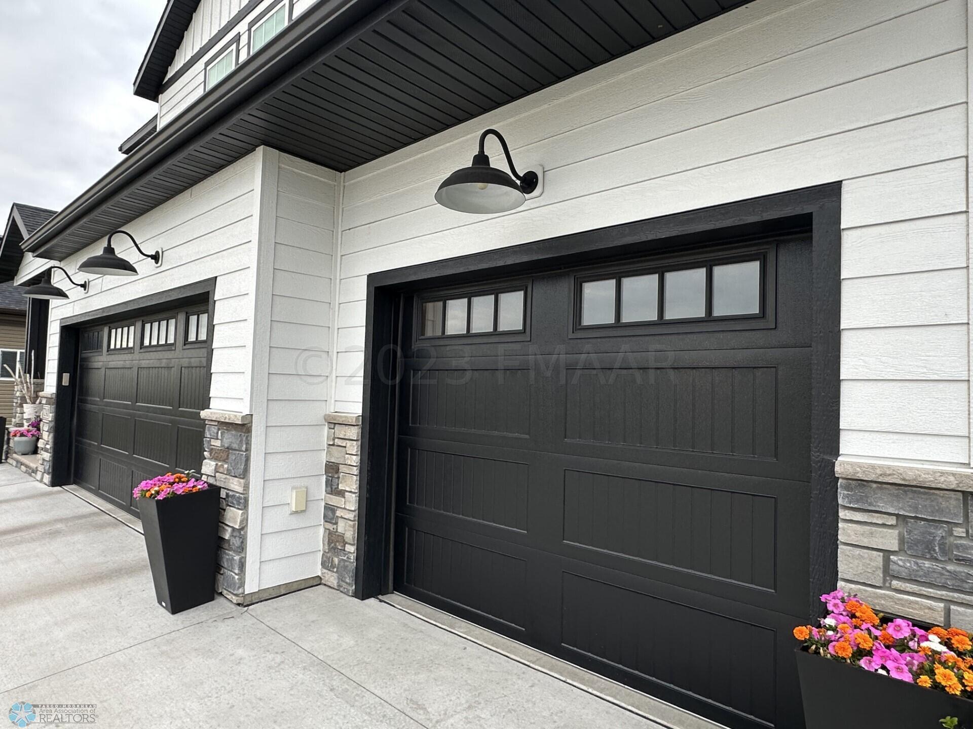 Upgraded Garage Doors