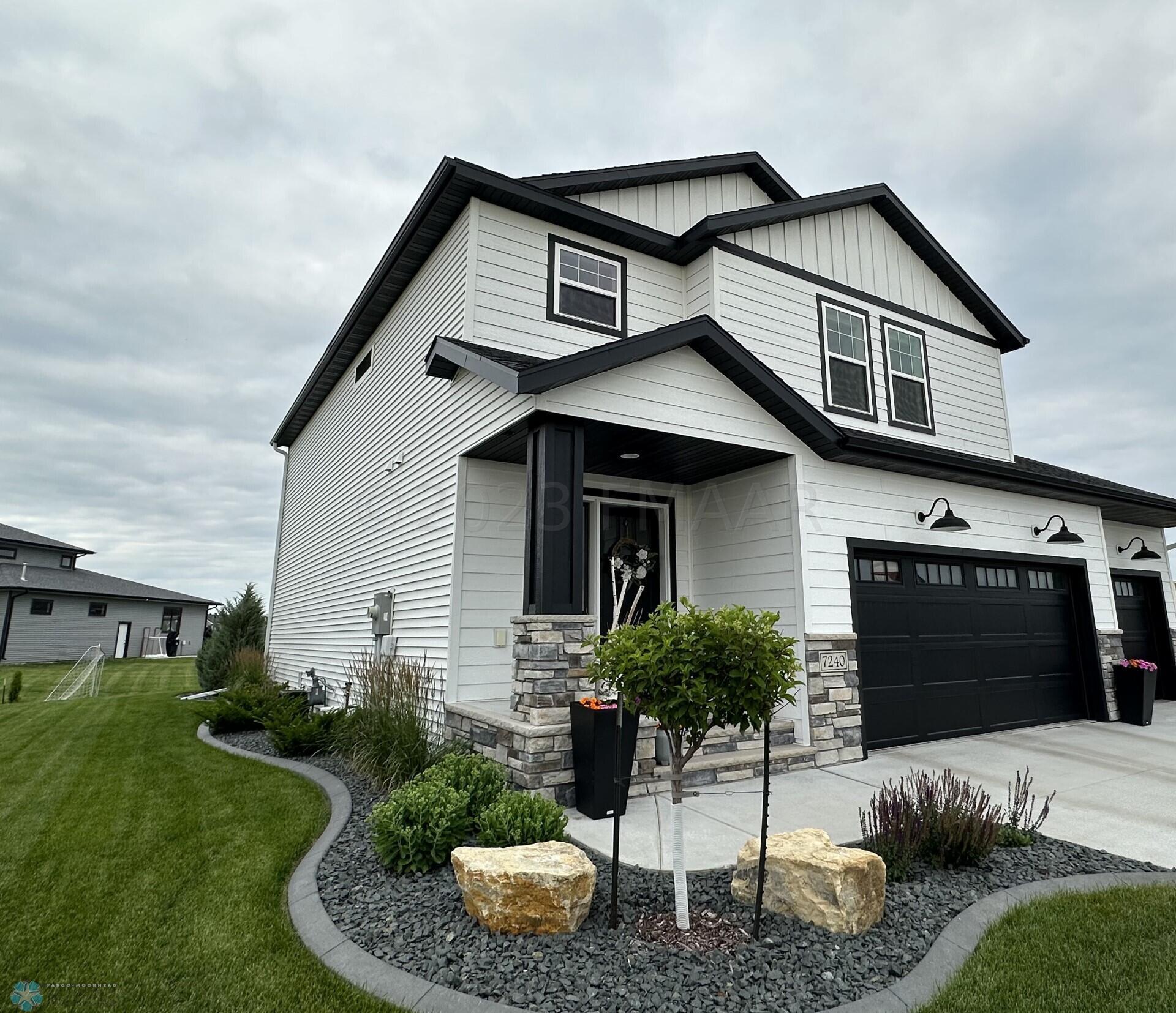 Yard is Completely landscaped