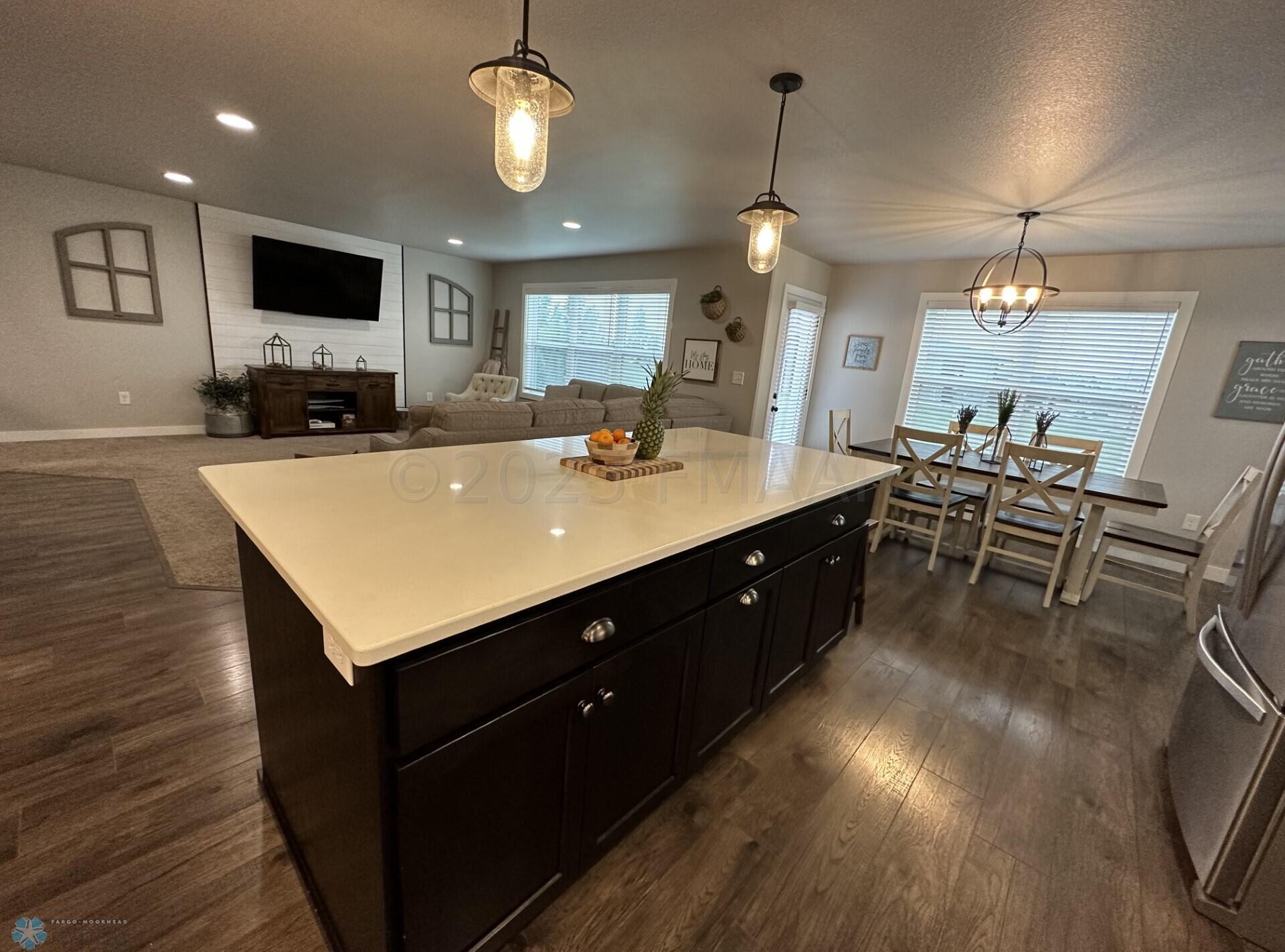 Upgraded laminate flooring