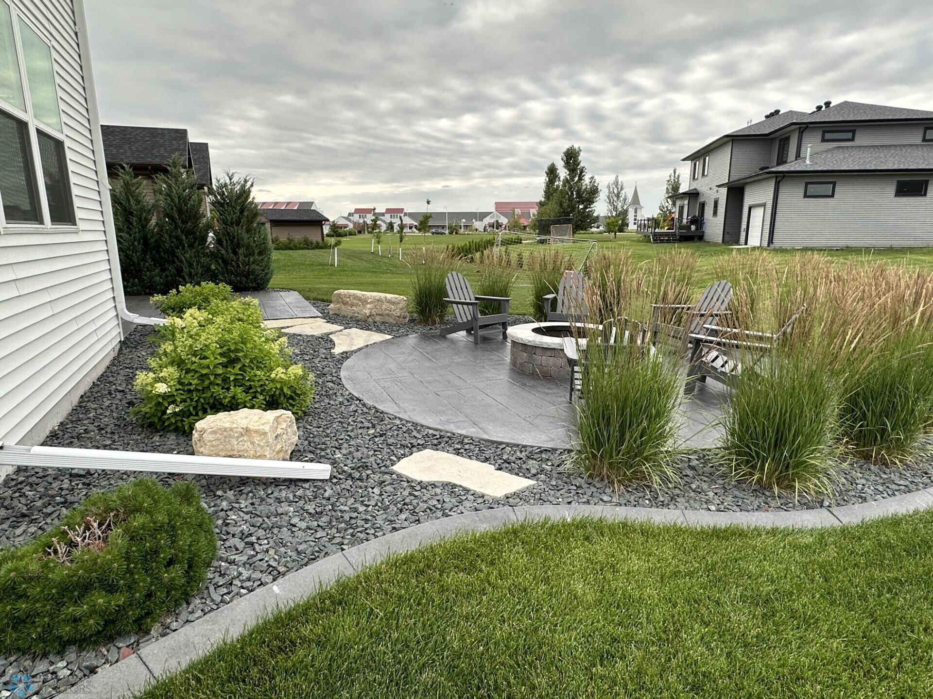 Landscaping to provide privacy