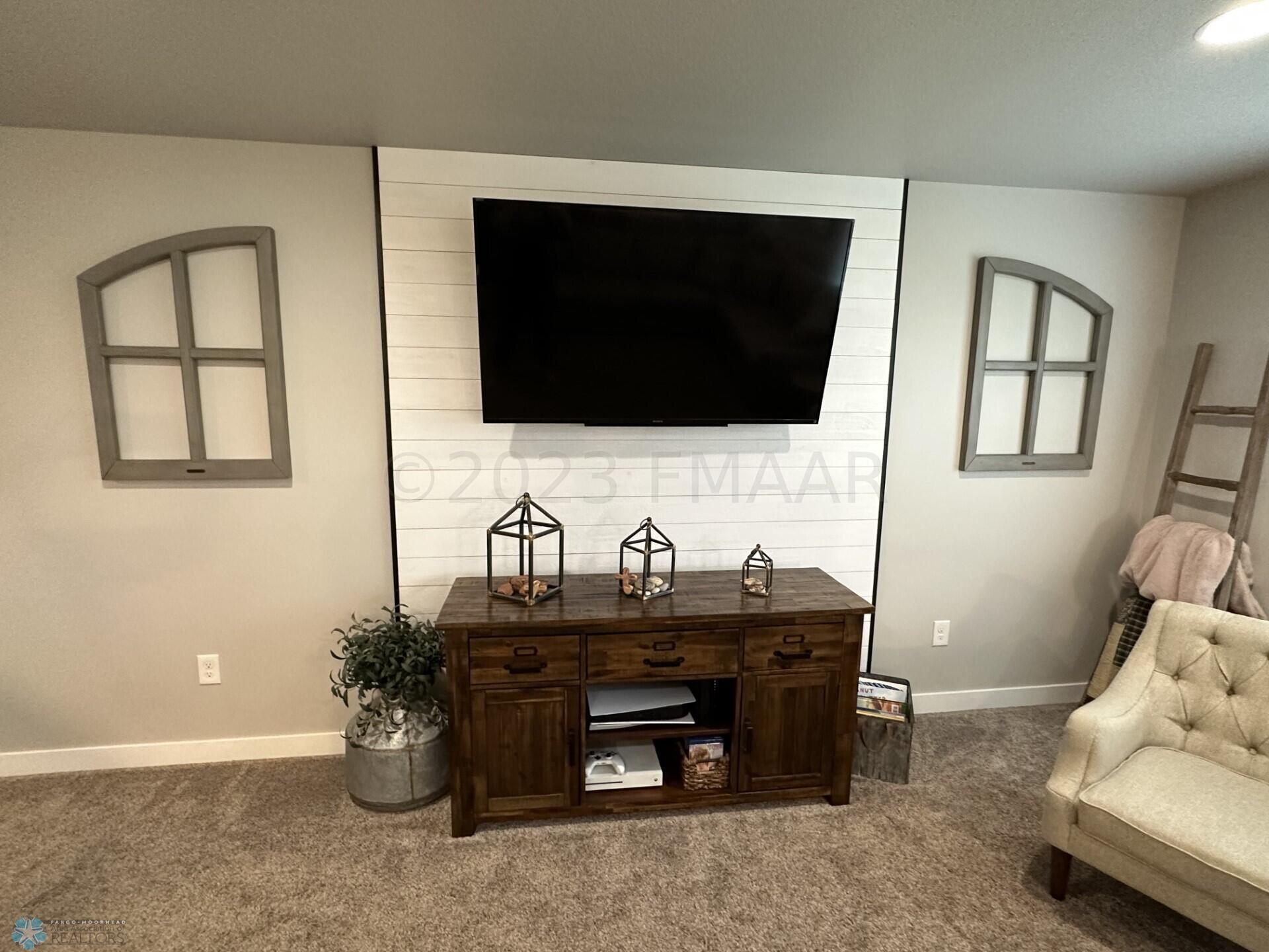 Shiplap accent wall from Grain Designs