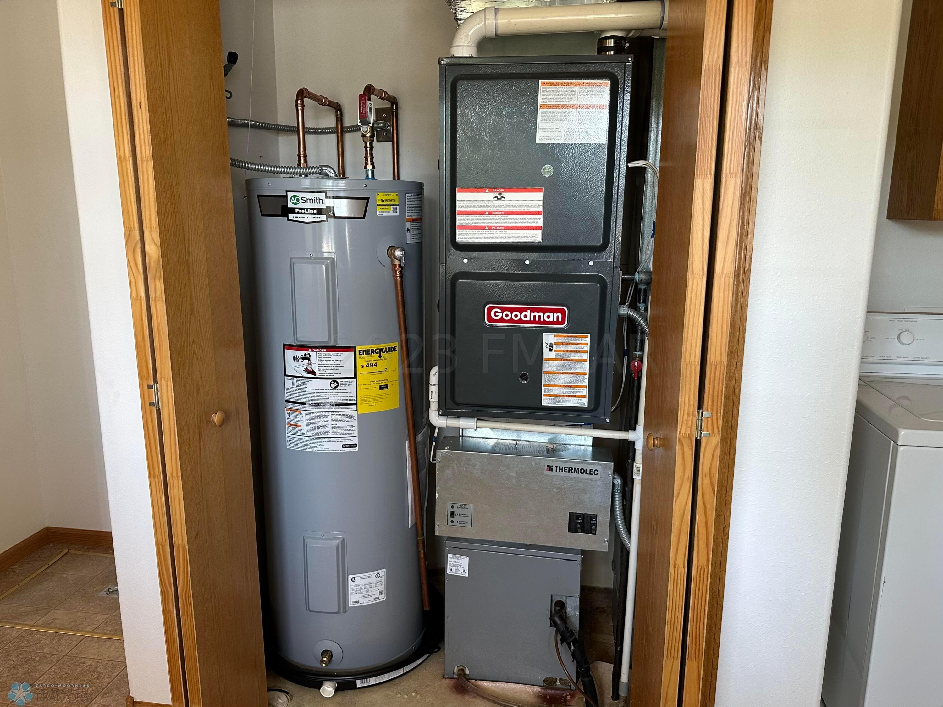 Water heater + furnace
