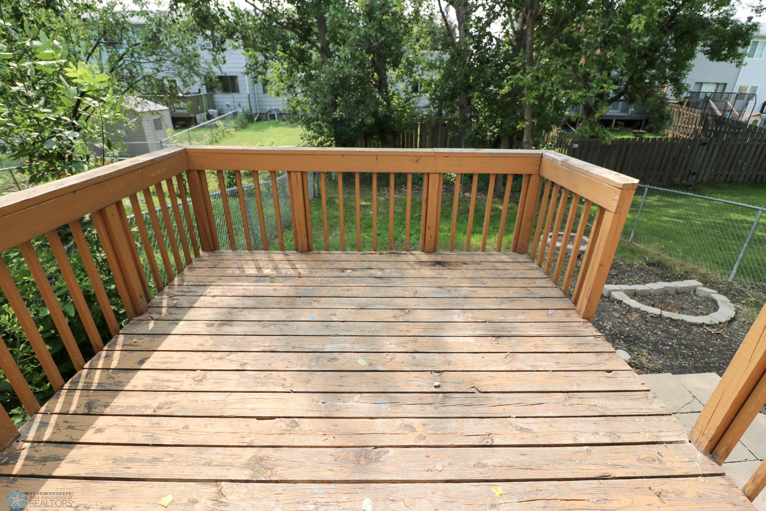 Wood deck