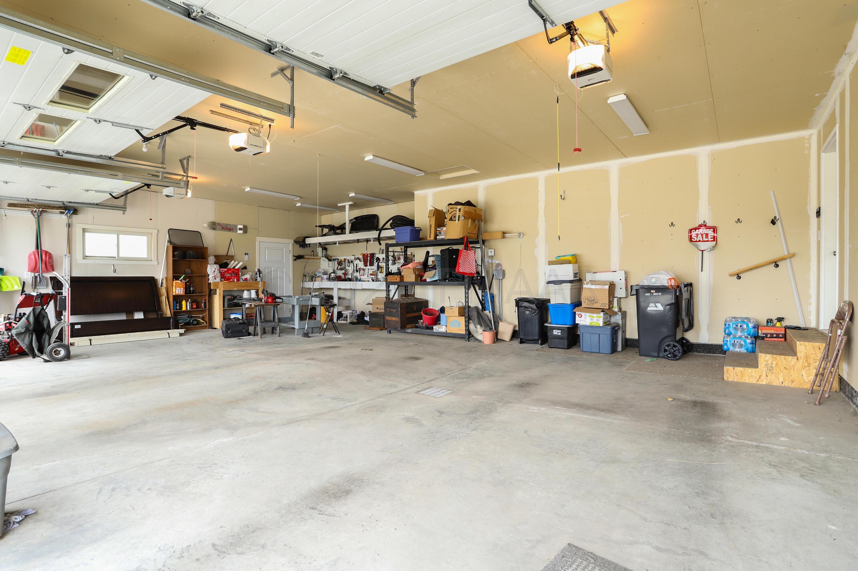 Garage with in floor heat