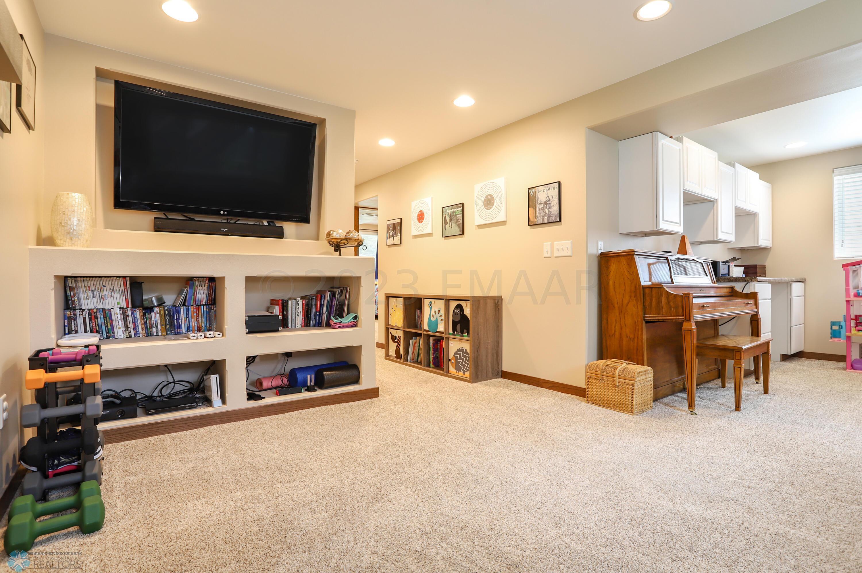 Lower level family room