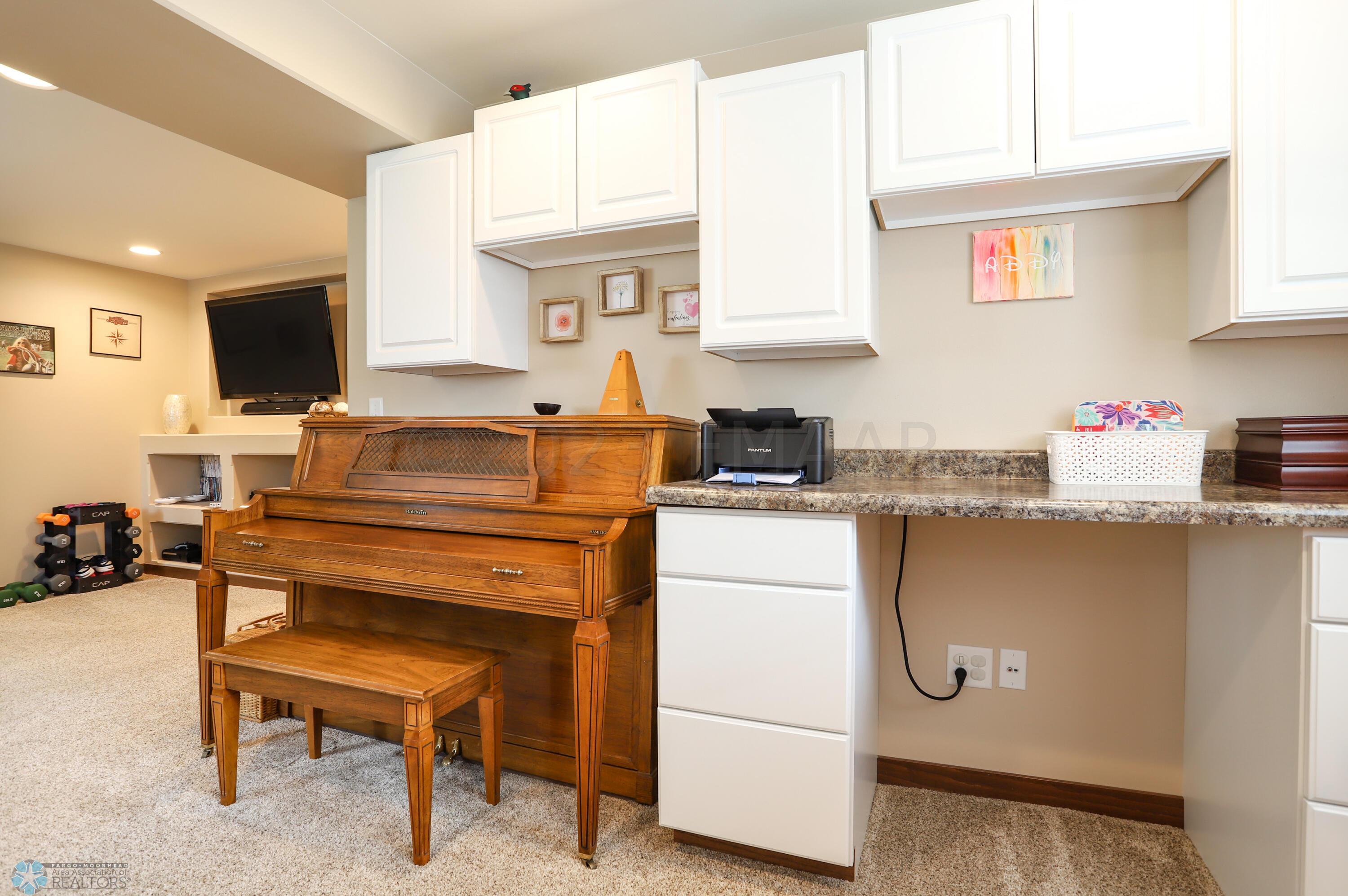 Lower level off family room