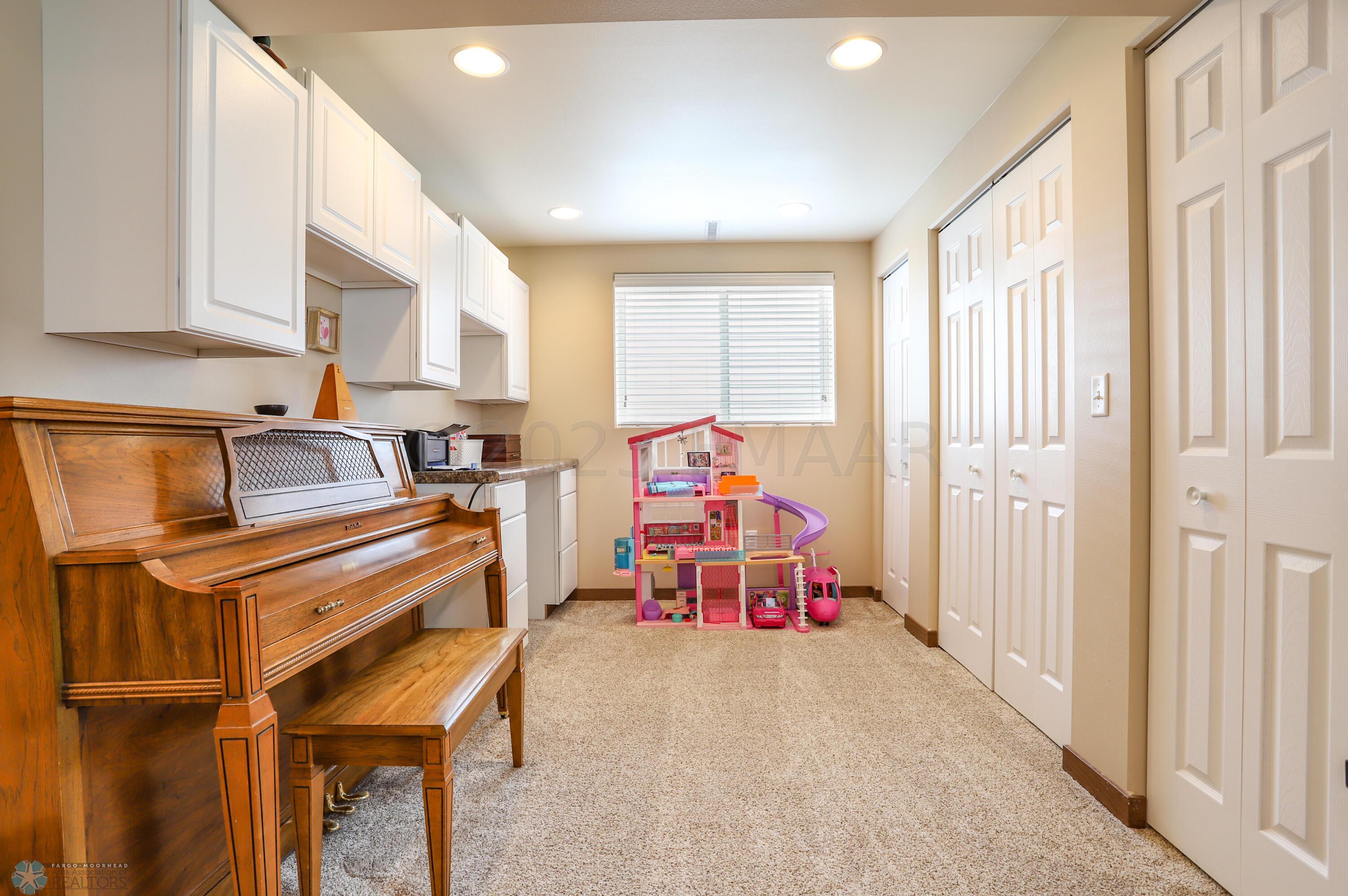 Lower level off family room