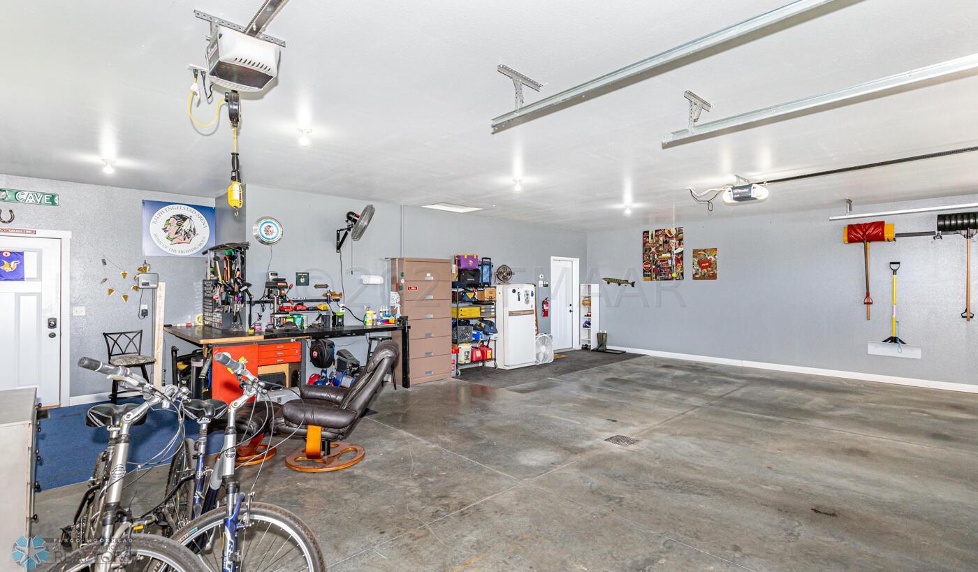 3 stall heated garage