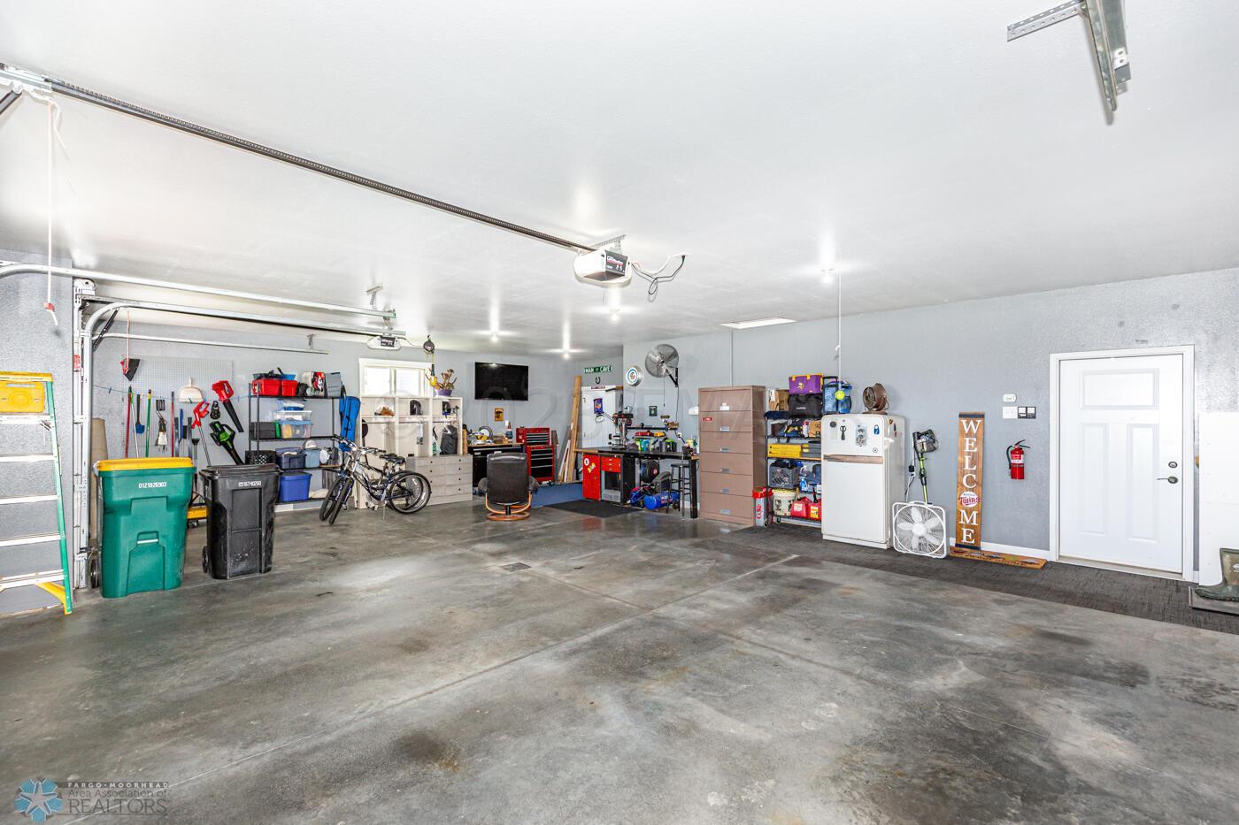 3 stall heated garage