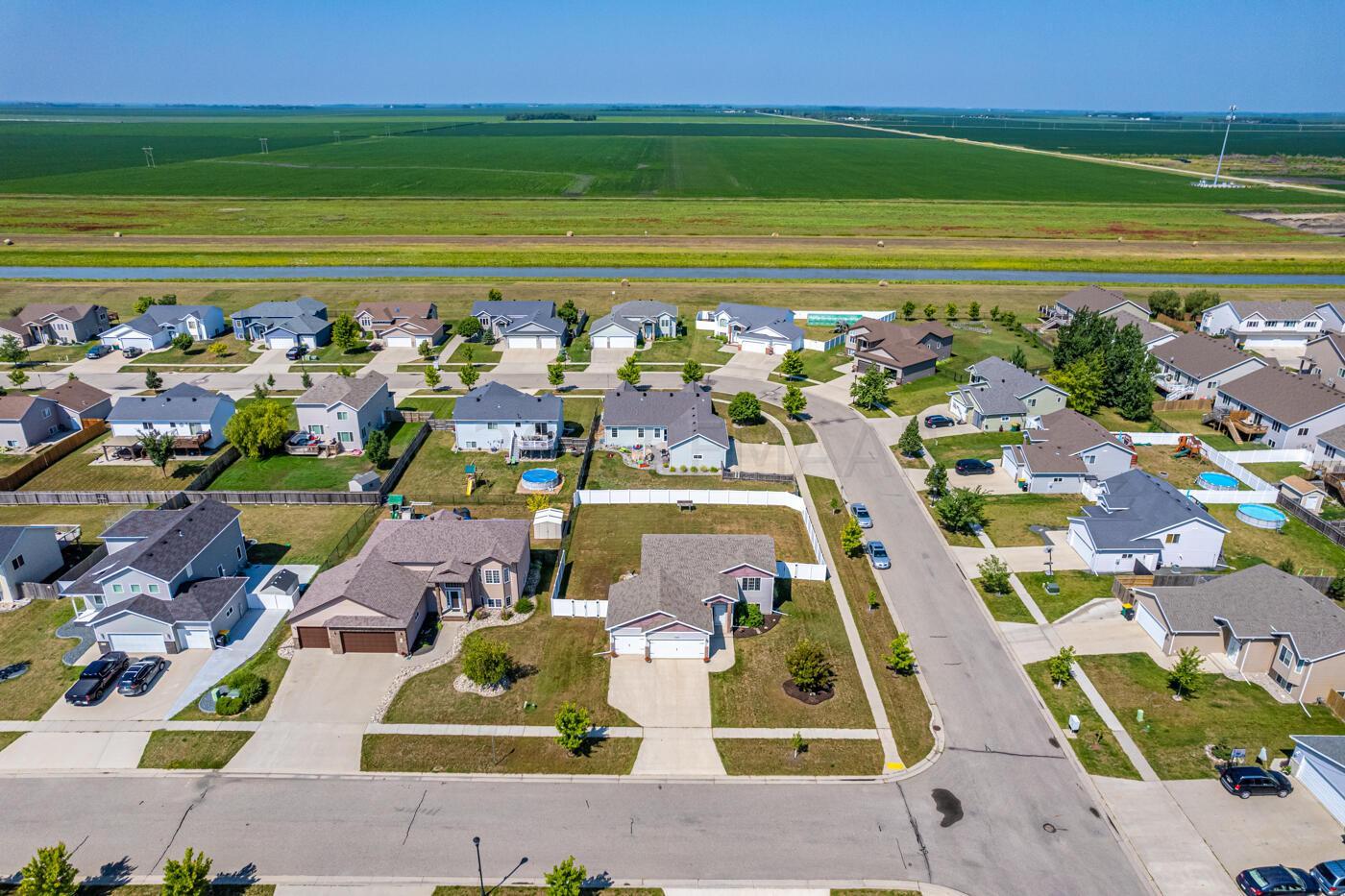 Aerial View to West