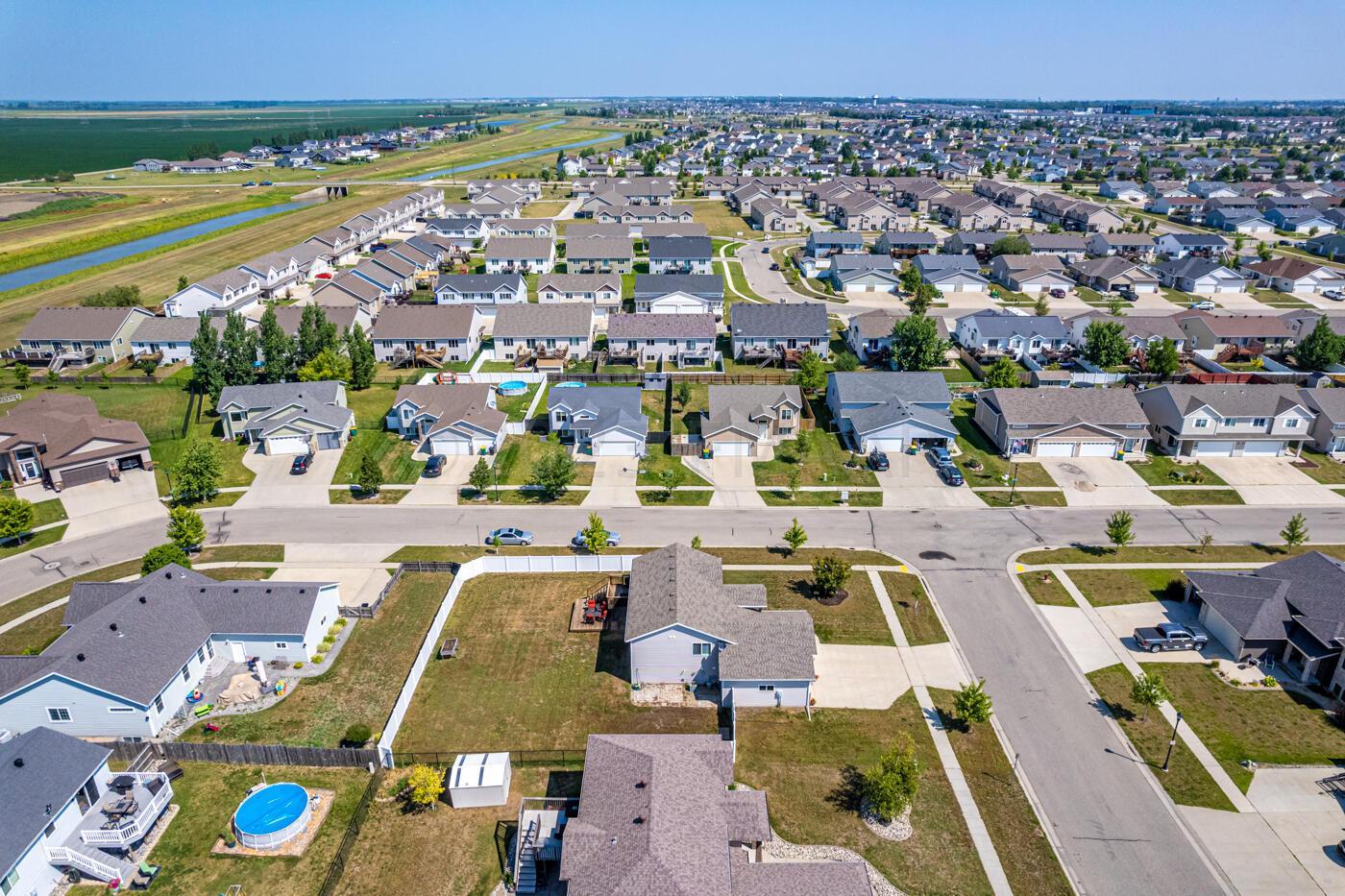 Aerial View to North