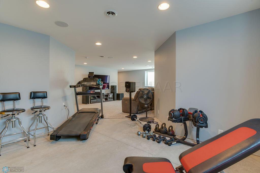 Gym/potential 4th bdrm