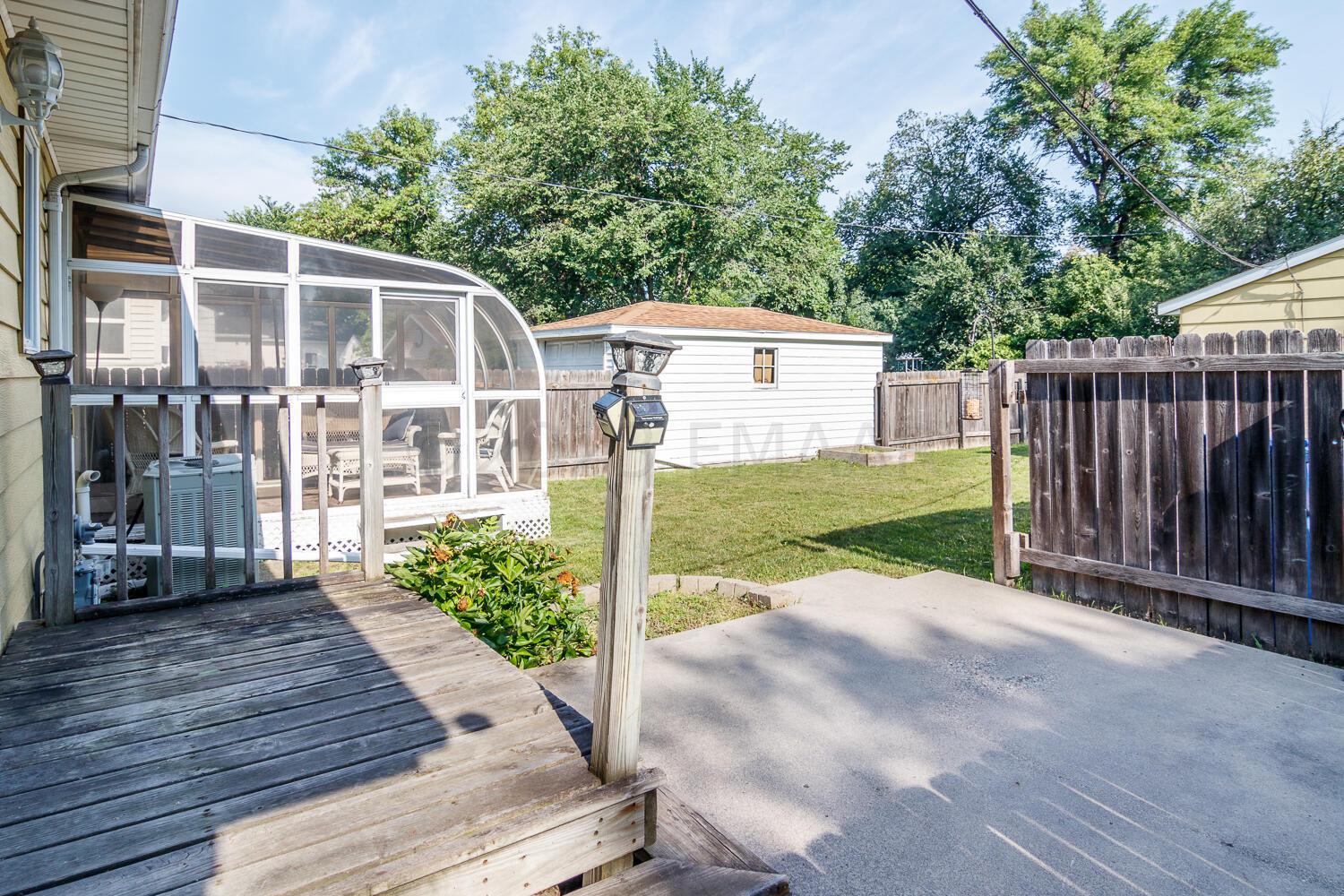 Backyard for entertaining
