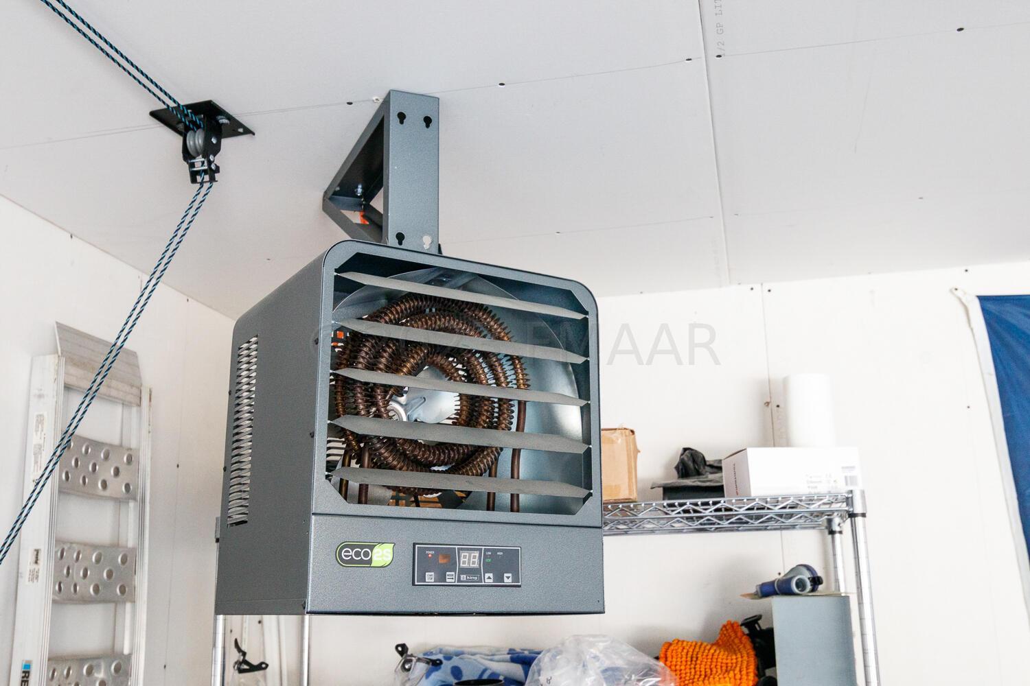 Heated garage