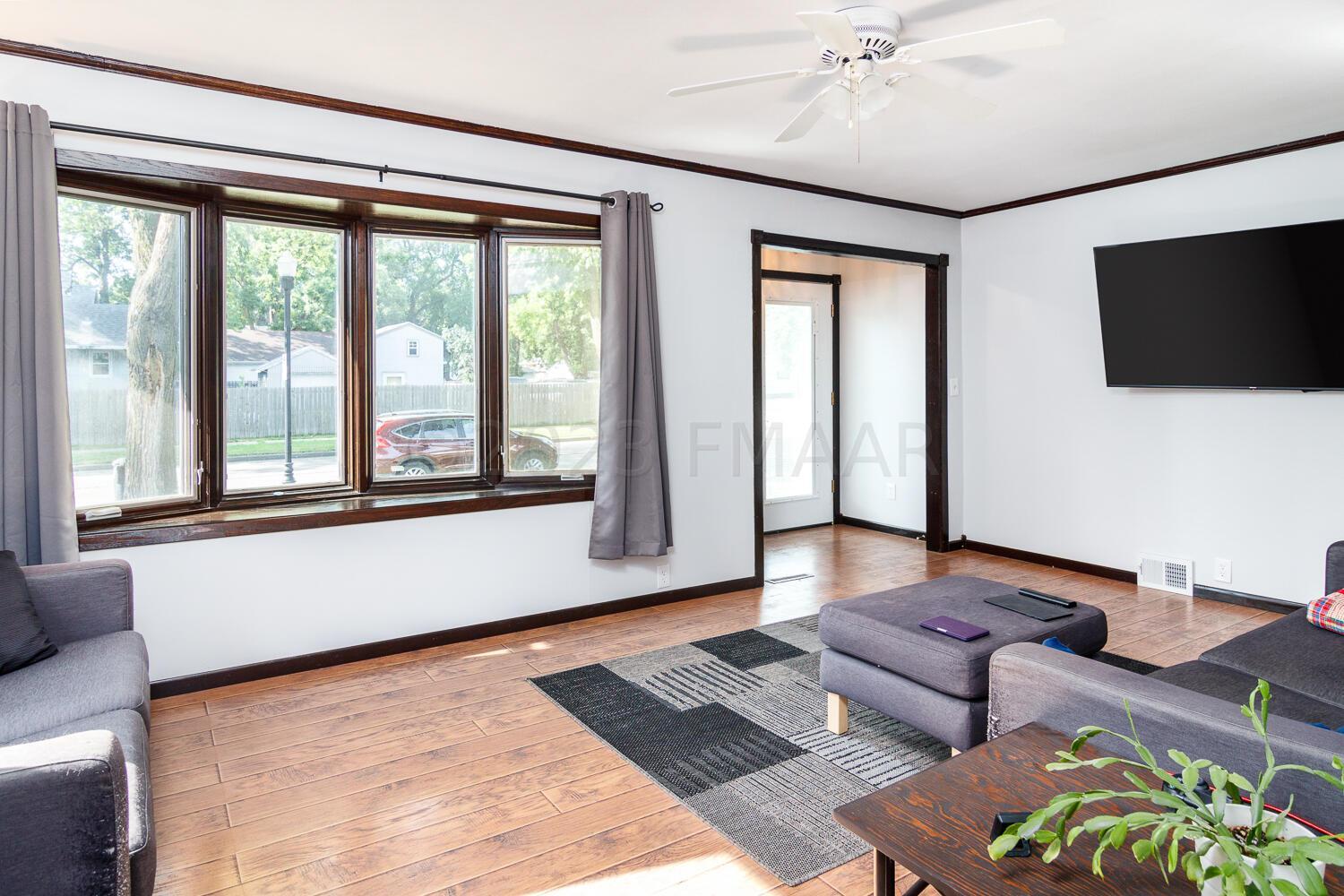 Living area with cute seating area