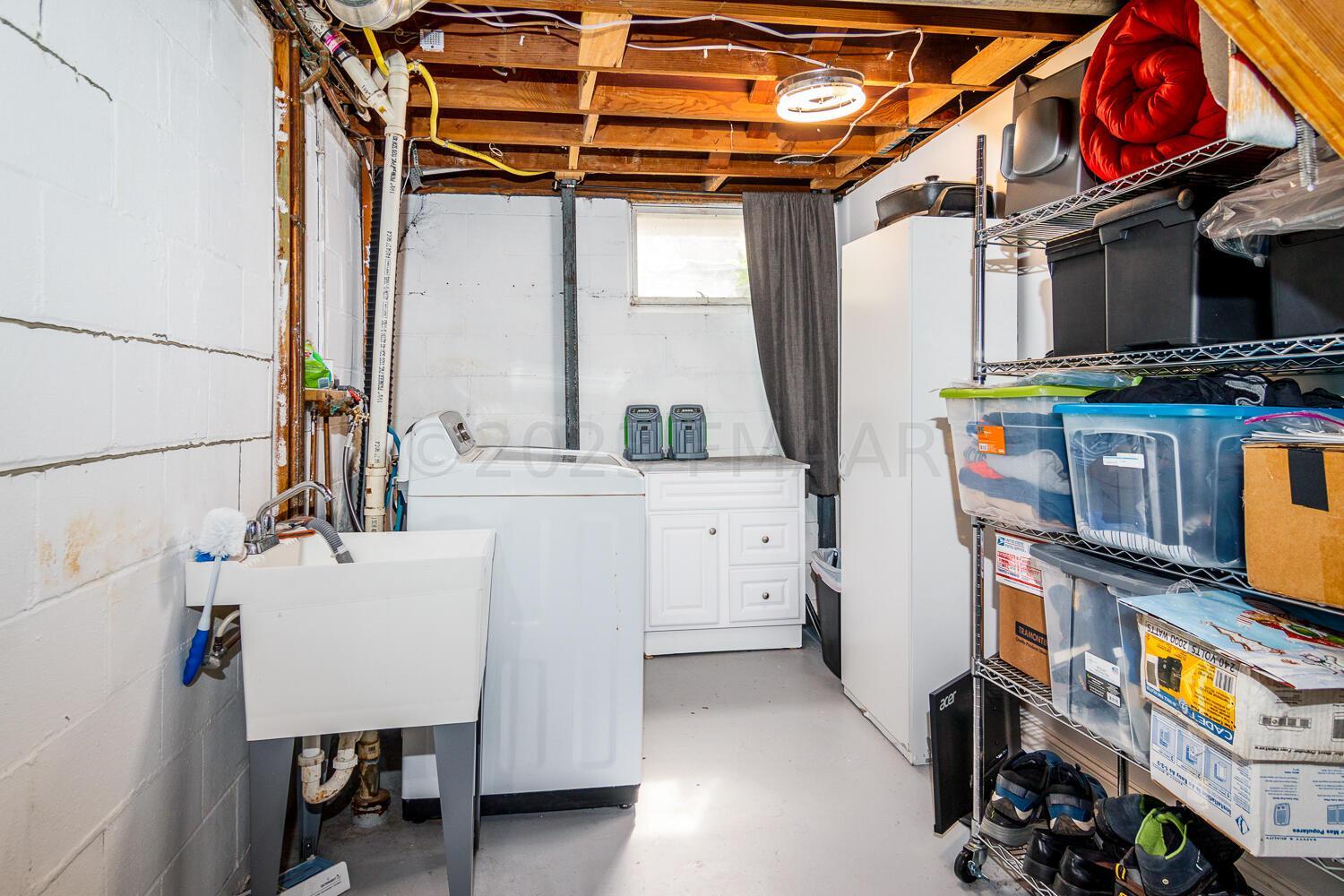 Laundry area