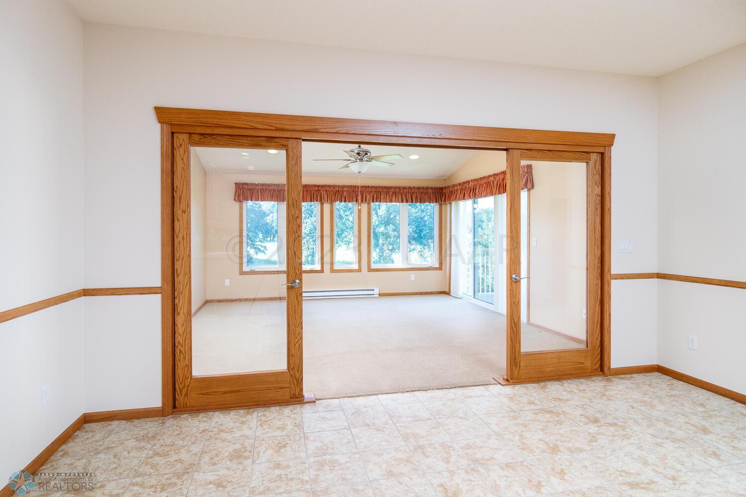 Looking into sunroom