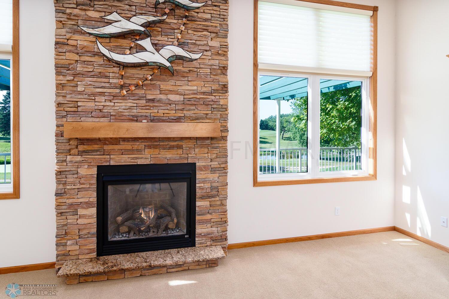 Beautiful fireplace