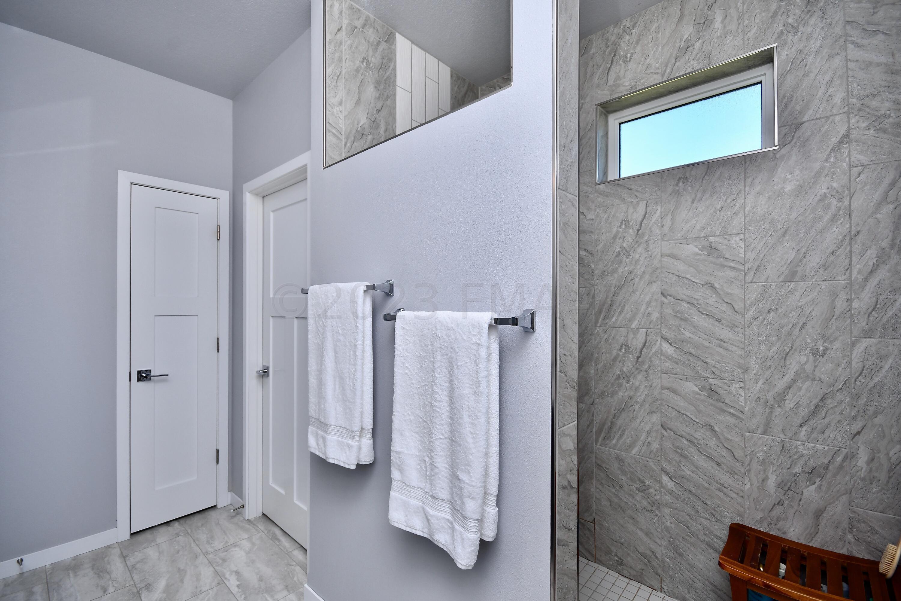 Master Walk-In Tile Shower